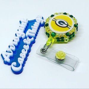 Handmade Greenbay Packers Badge Reel